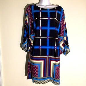 Madison Blue Multi Color Dress Size Medium